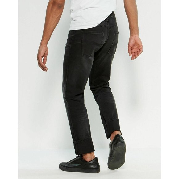 NUDIE JEANS Worn Black Fearless Freddie Jean-Sz 27